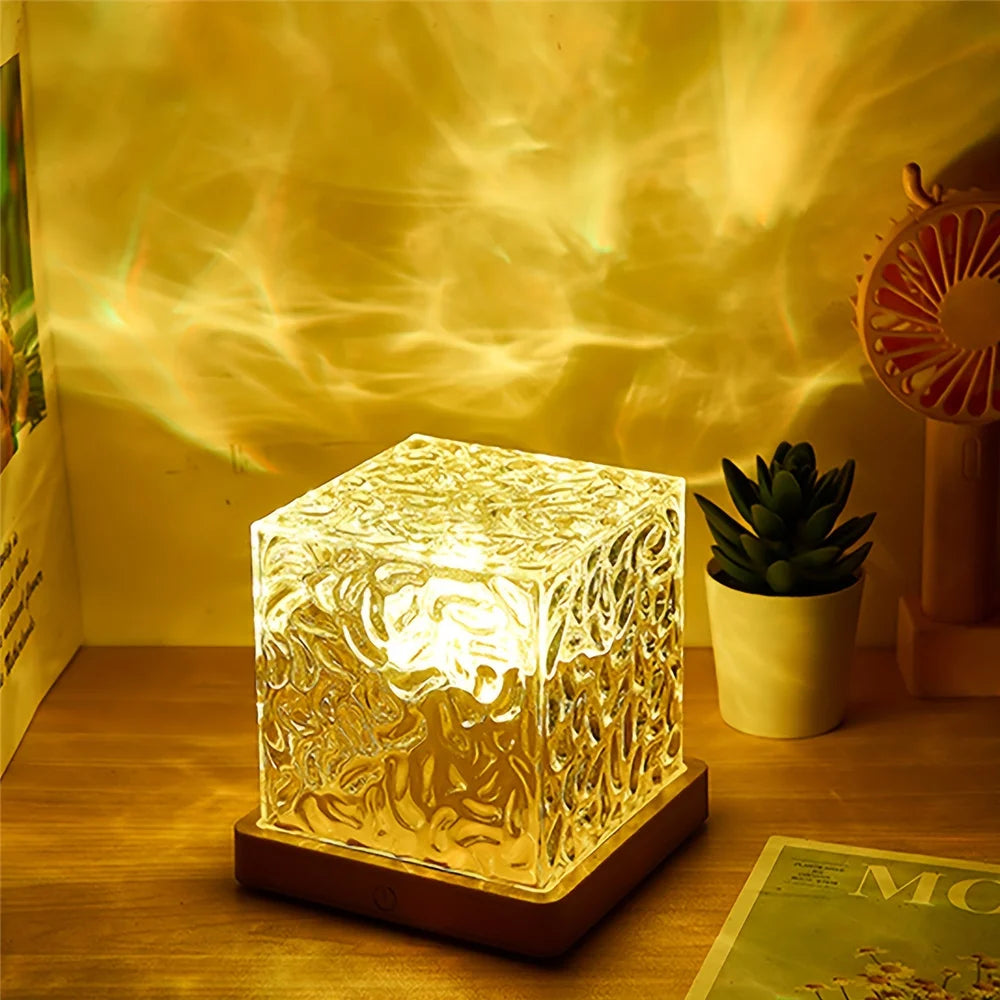 Water Ripple Effect Night Light