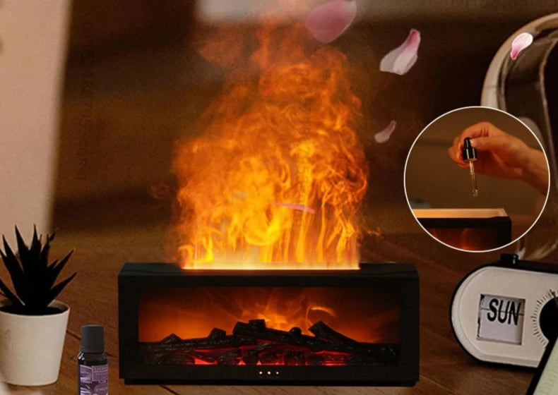 Fireplace Simulation Essential Oil Diffuser