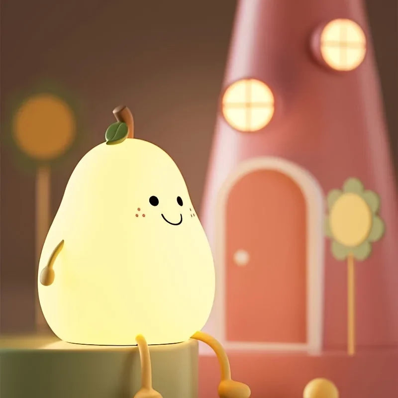 Paxton the Peaceful Pear Silicone Night Light