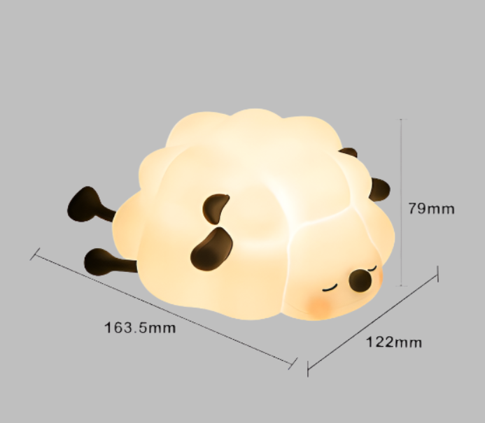 Sam the Sleepy Sheep Silicone Night Light